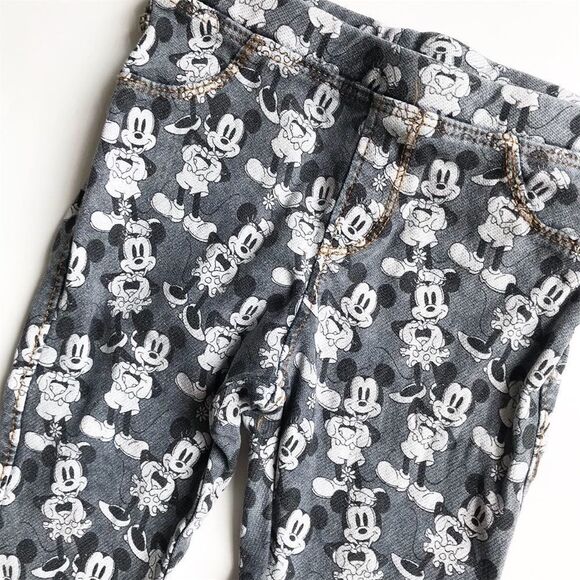 Zara Minnie Mouse print leggings EUC 6-9 months - Picture 2 of 3